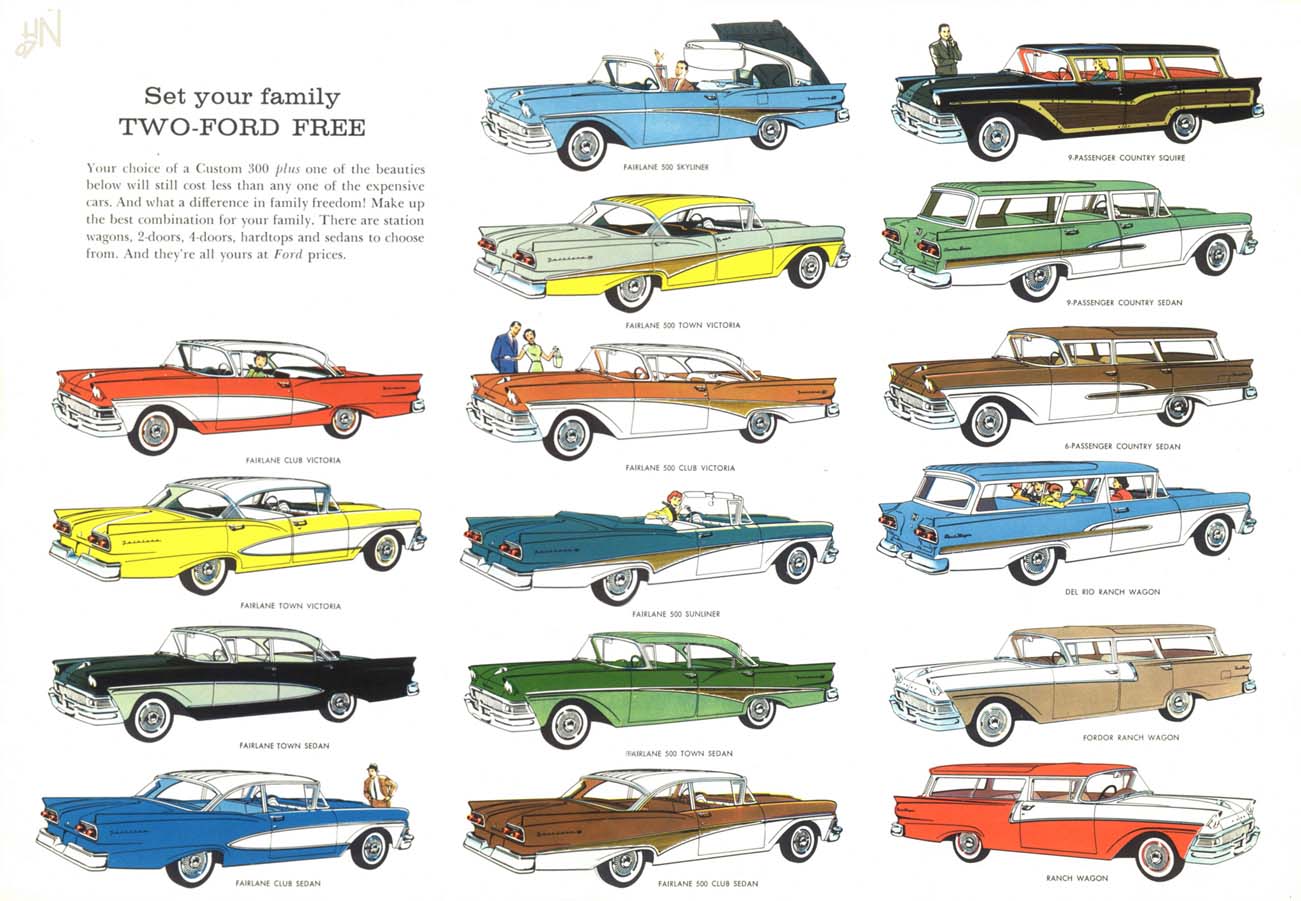 1958 Ford Custom 300 Brochure Page 15